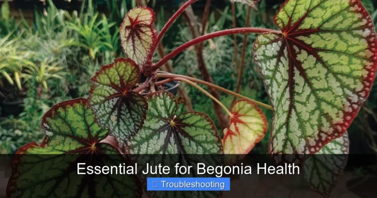 Essential Jute for Begonia Health