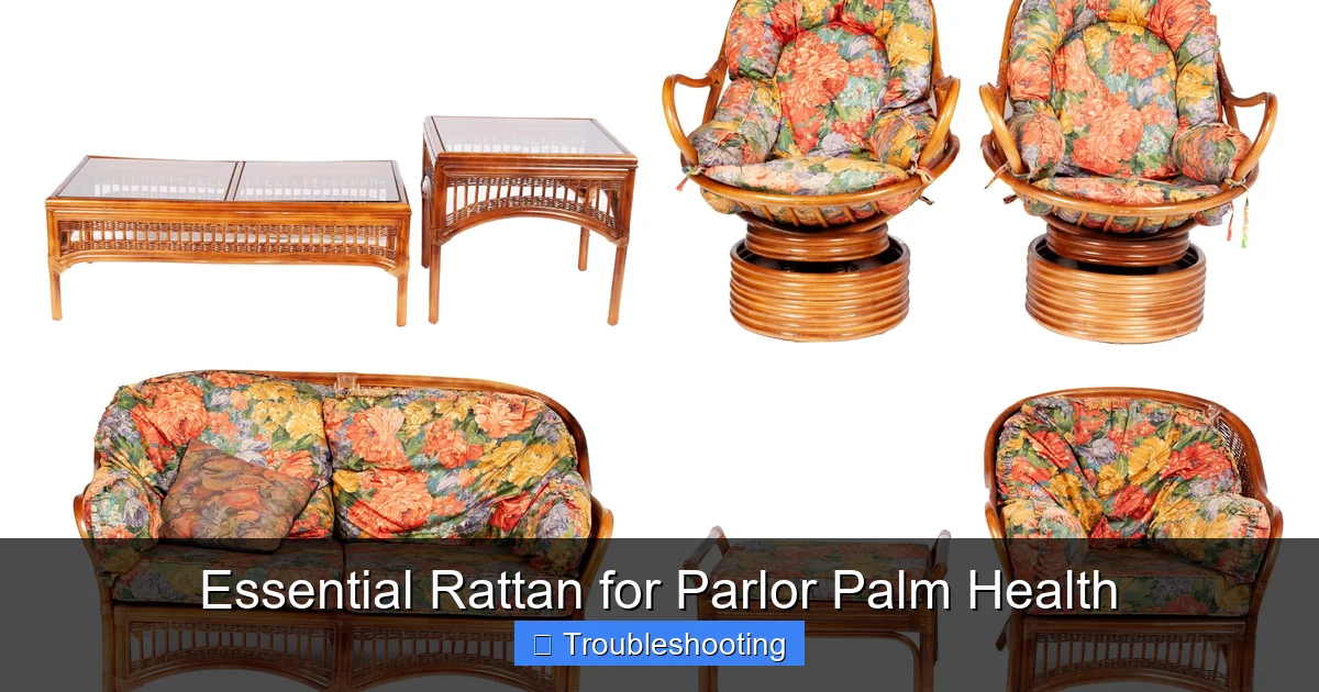 Essential Rattan for Parlor Palm Health