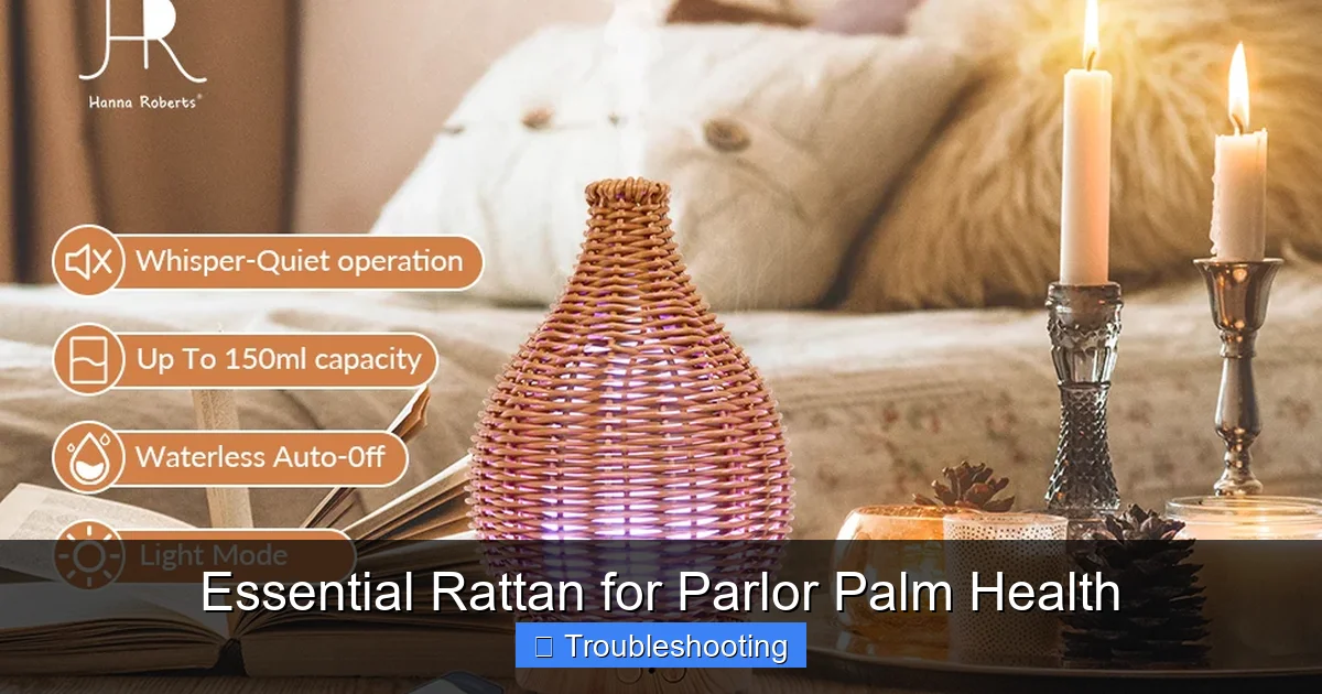Essential Rattan for Parlor Palm Health