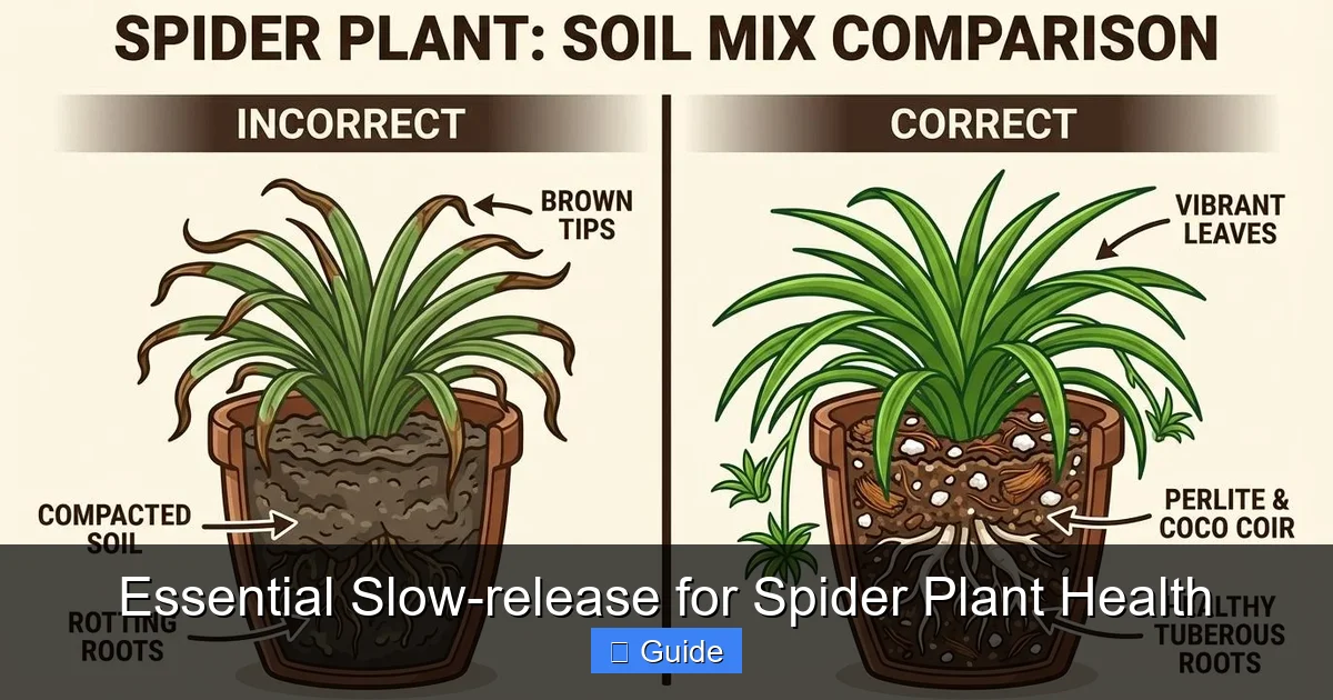 Essential Slow-release for Spider Plant Health