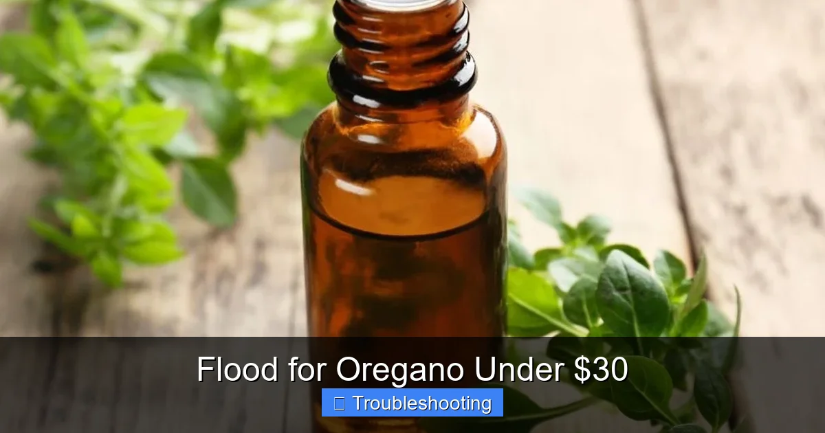 Flood for Oregano Under $30