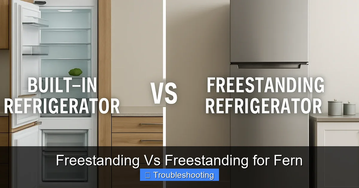 Freestanding Vs Freestanding for Fern