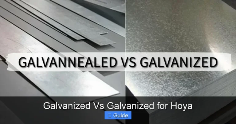 Galvanized Vs Galvanized for Hoya