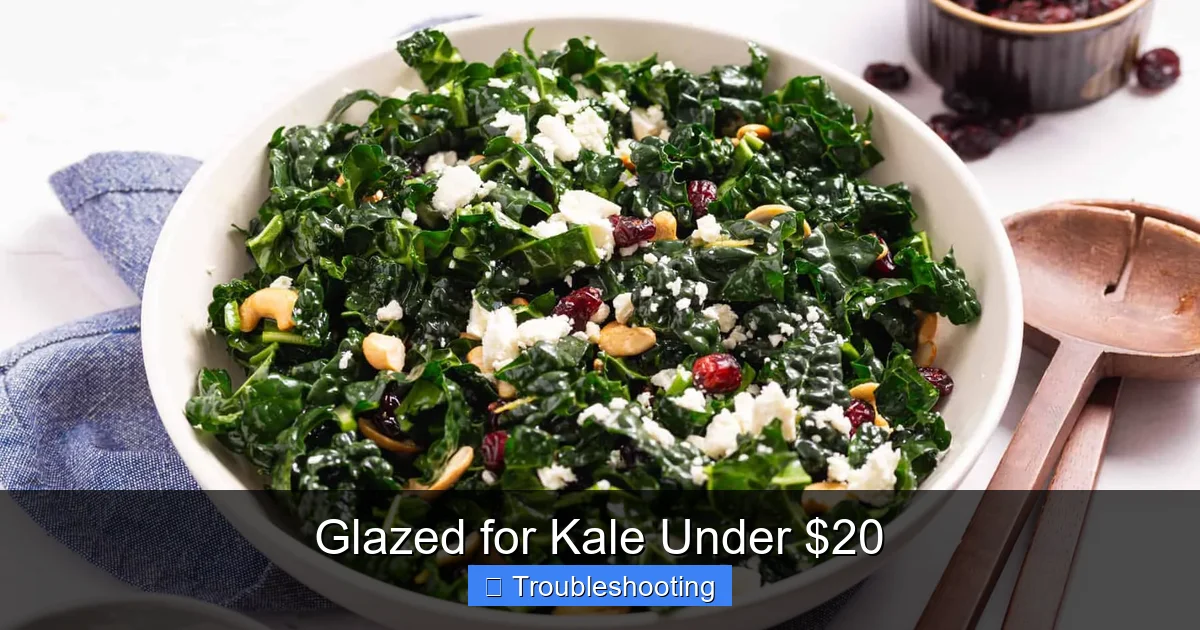 Glazed for Kale Under $20