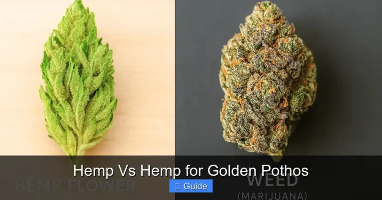 Hemp Vs Hemp for Golden Pothos