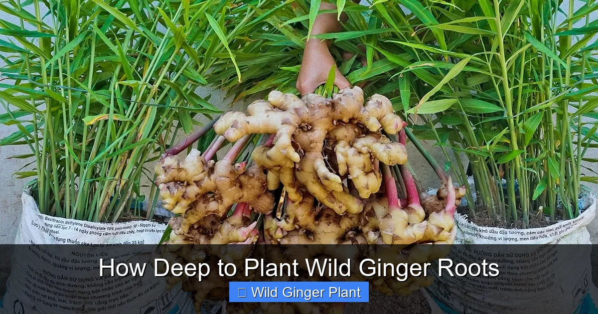 How Deep to Plant Wild Ginger Roots