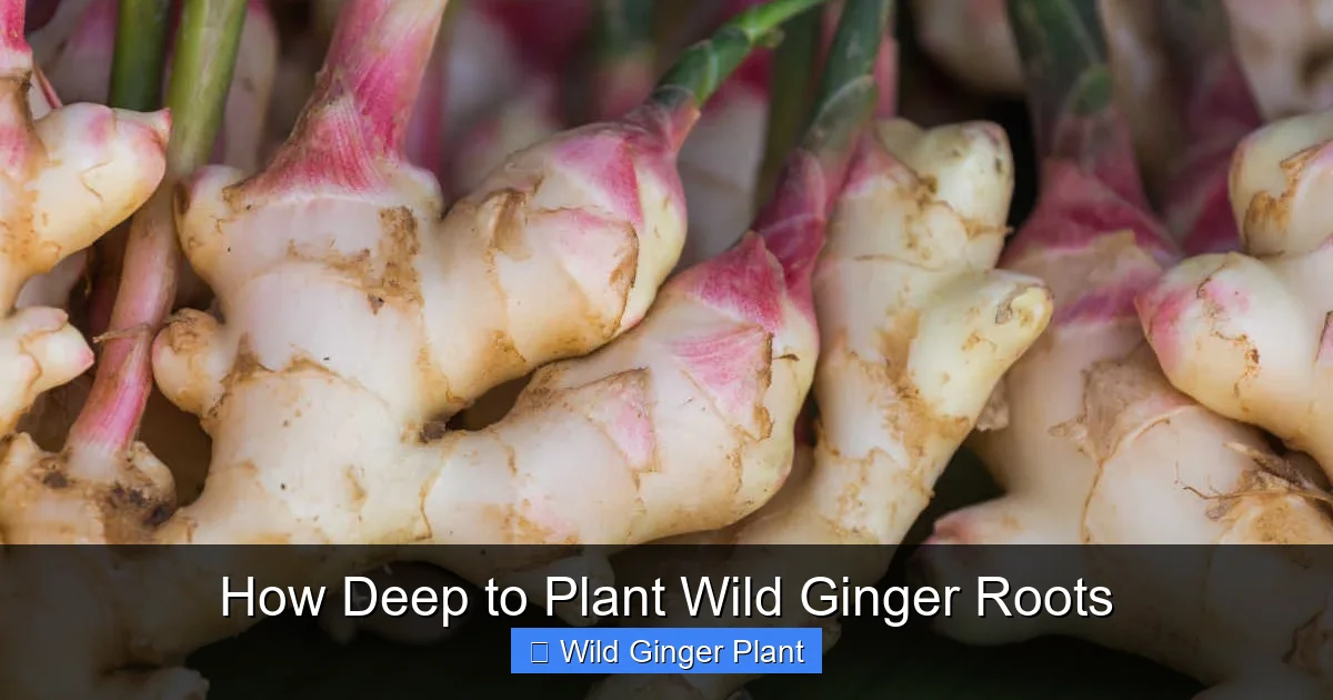 How Deep to Plant Wild Ginger Roots