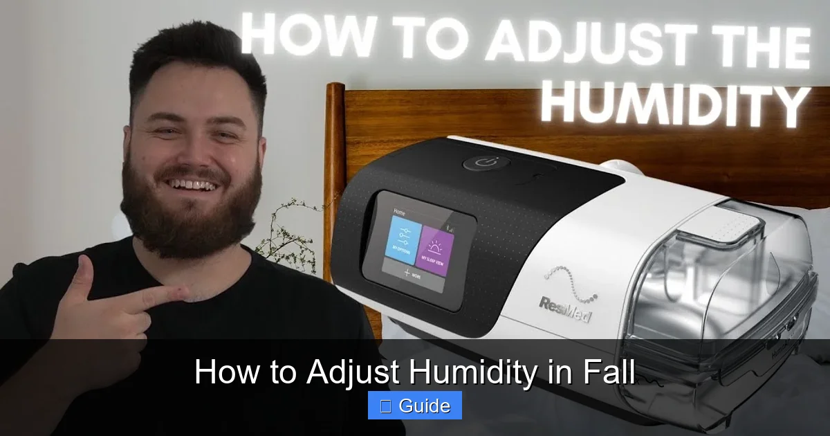 How to Adjust Humidity in Fall