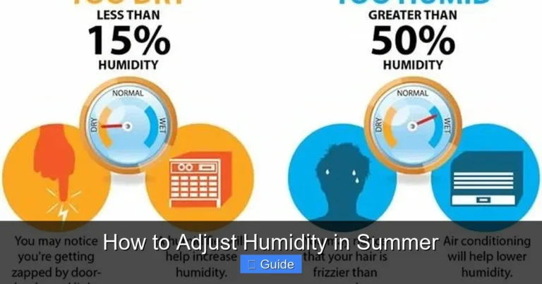 How to Adjust Humidity in Summer