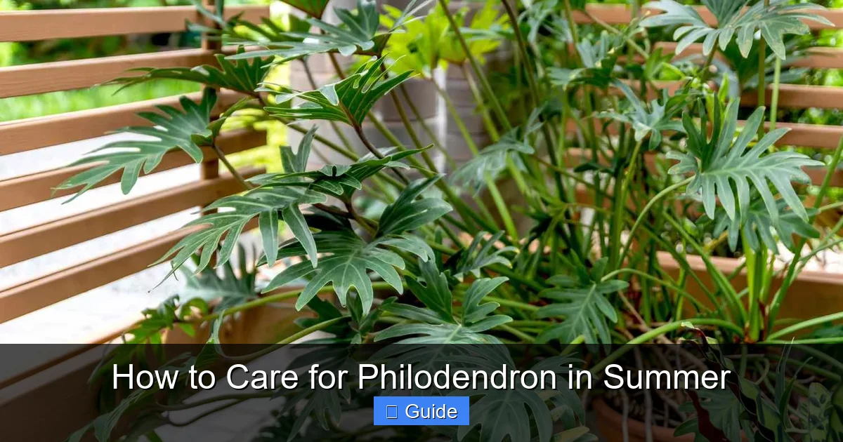 How to Care for Philodendron in Summer