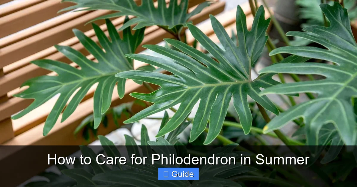 How to Care for Philodendron in Summer