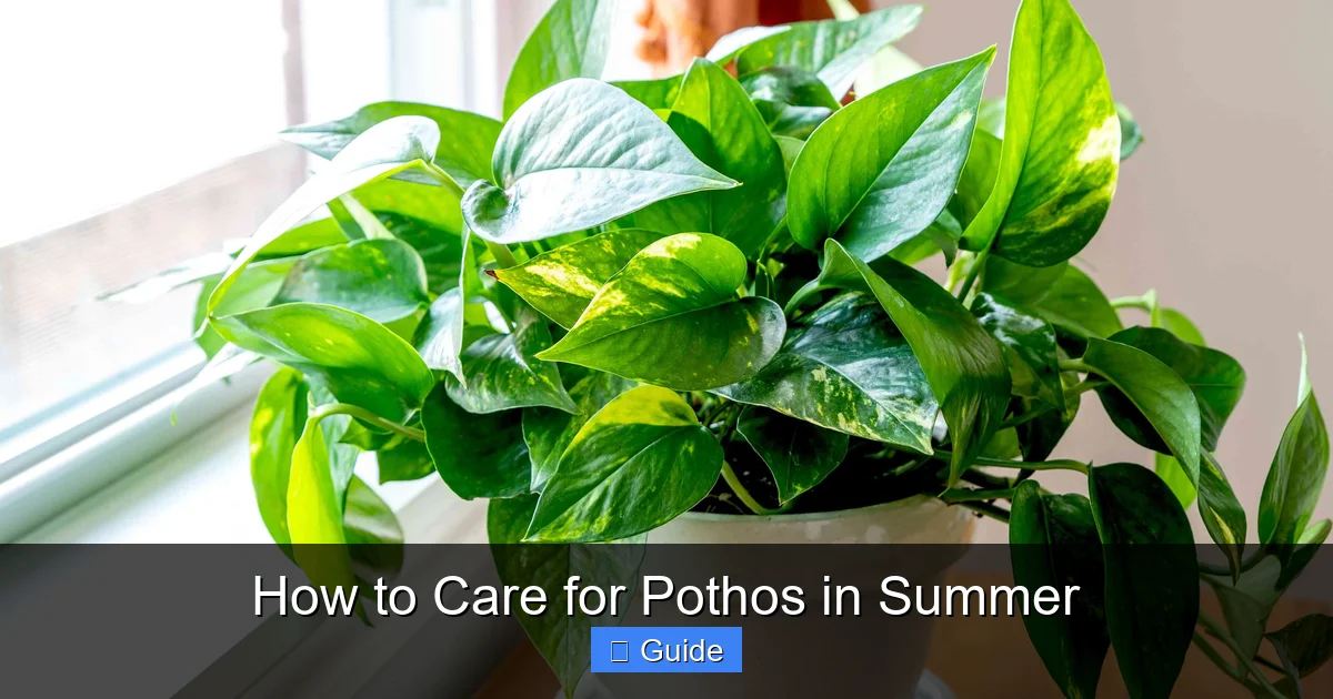 How to Care for Pothos in Summer