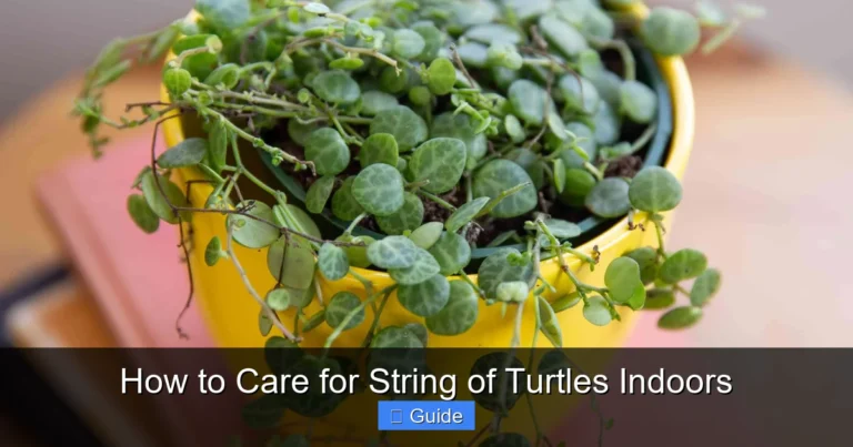How to Care for String of Turtles Indoors