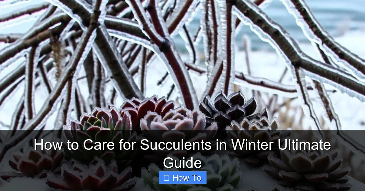 How to Care for Succulents in Winter Ultimate Guide