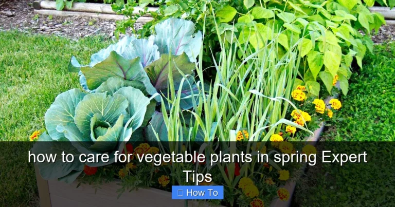 how to care for vegetable plants in spring Expert Tips