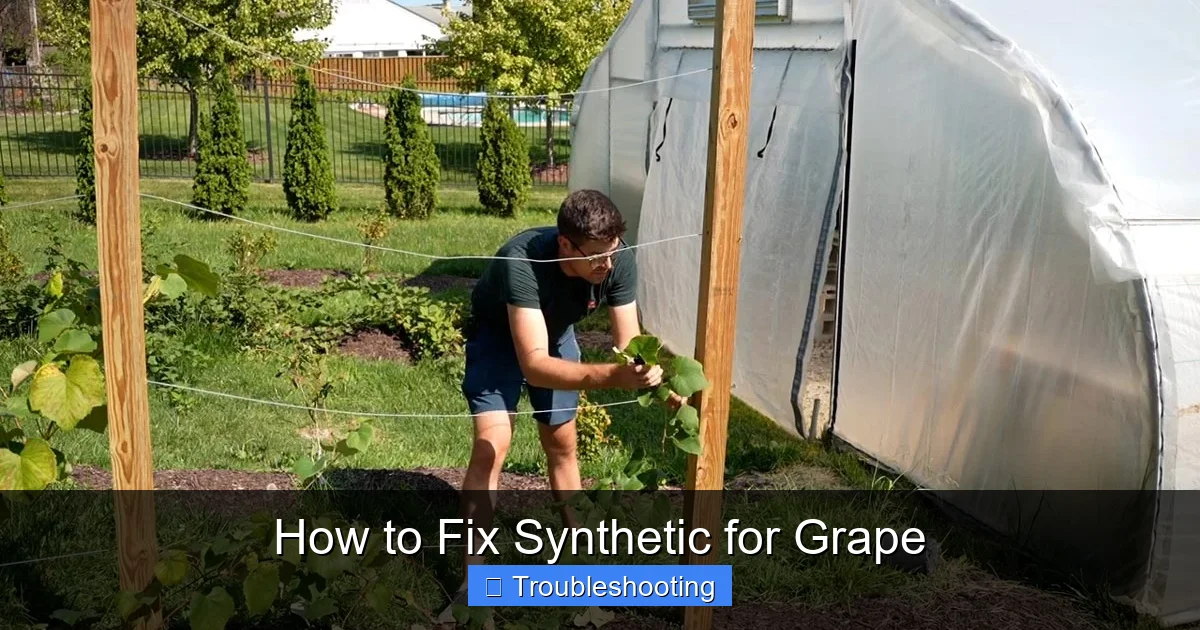 How to Fix Synthetic for Grape