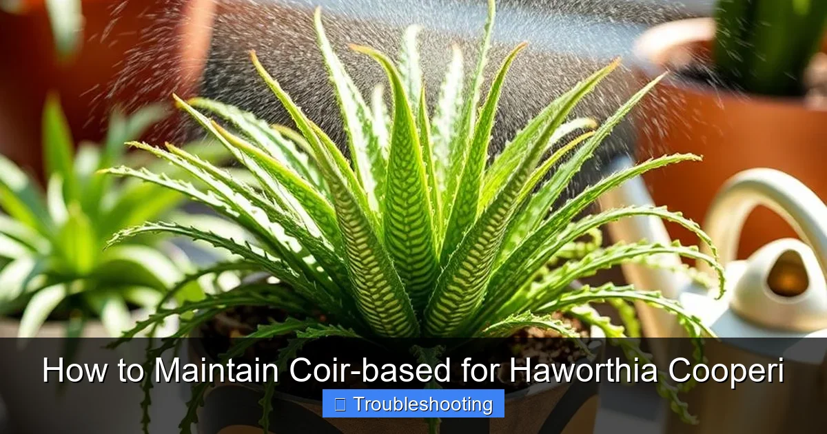 How to Maintain Coir-based for Haworthia Cooperi