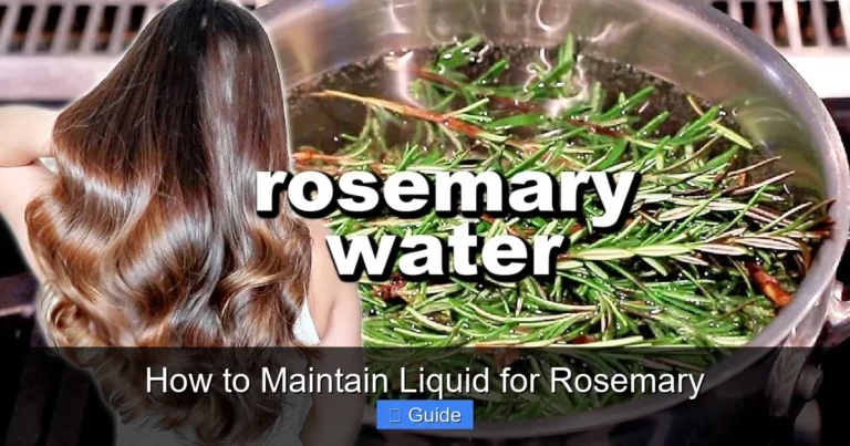 How to Maintain Liquid for Rosemary