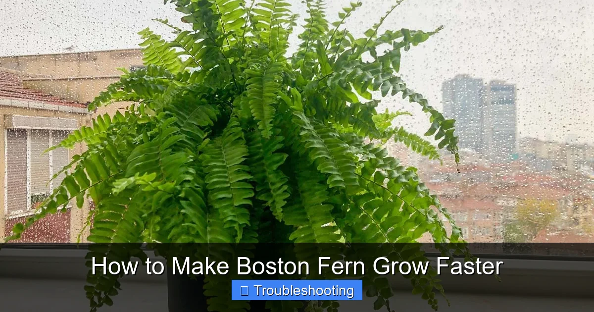 How to Make Boston Fern Grow Faster