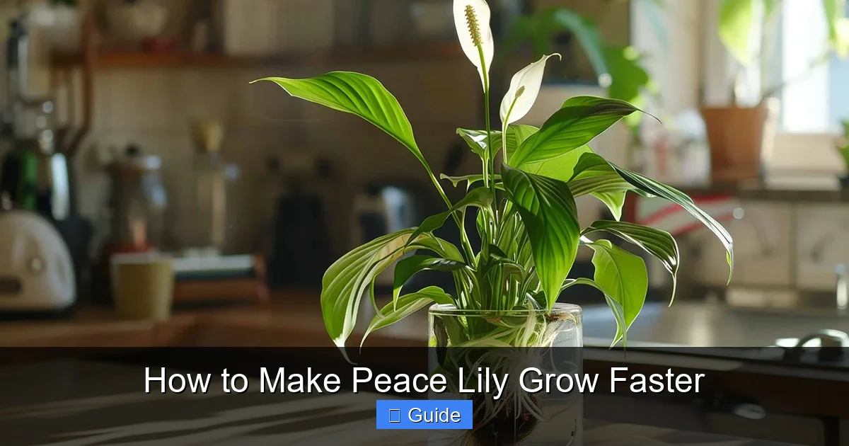 How to Make Peace Lily Grow Faster