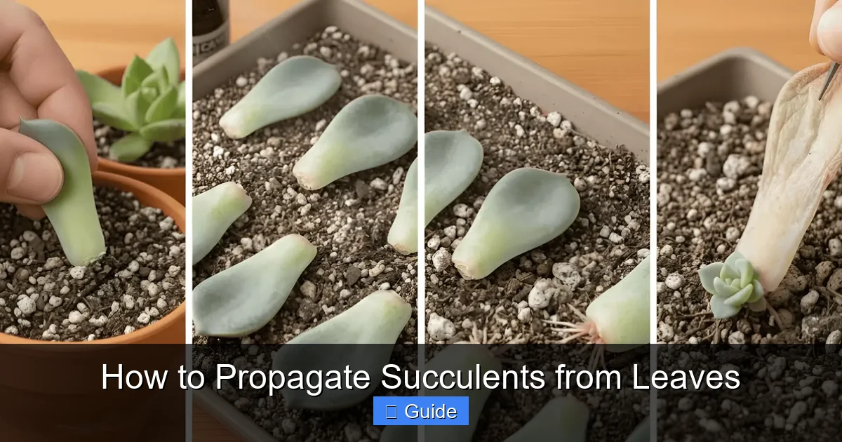 How to Propagate Succulents from Leaves