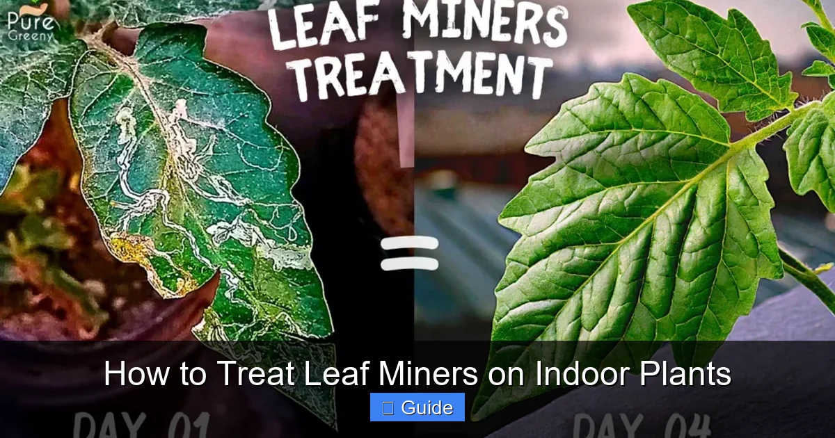 How to Treat Leaf Miners on Indoor Plants