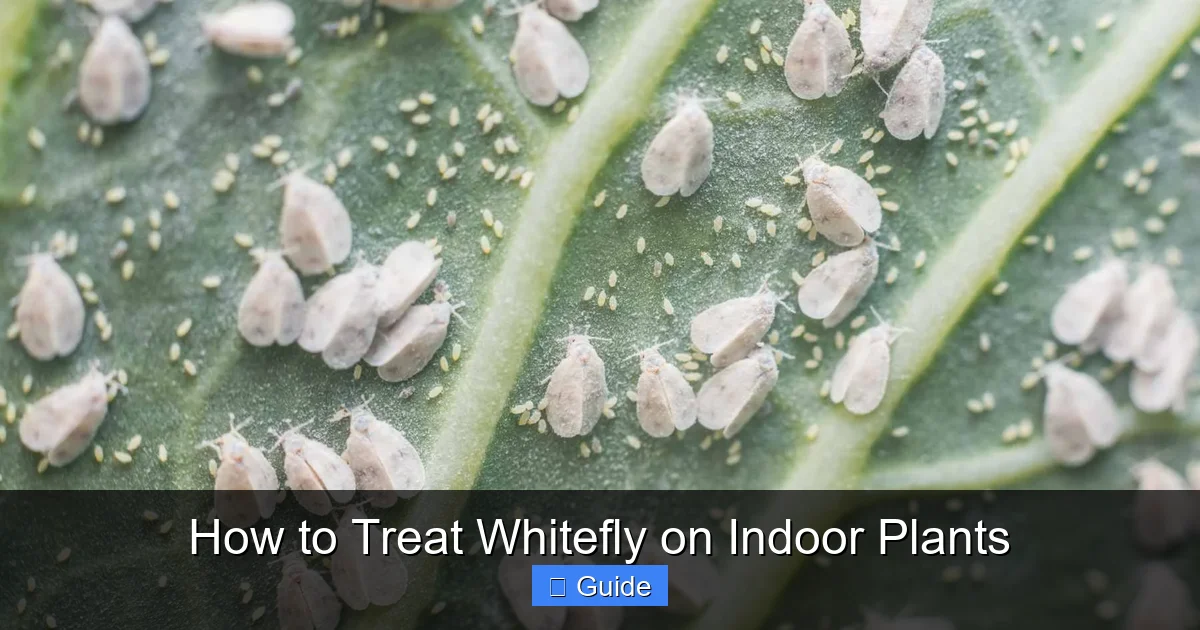 How to Treat Whitefly on Indoor Plants