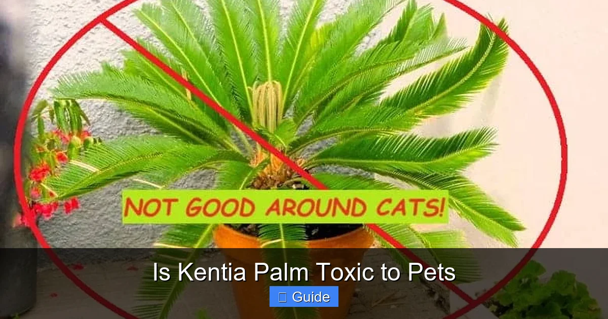 Is Kentia Palm Toxic to Pets