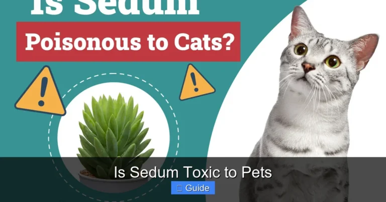 Is Sedum Toxic to Pets