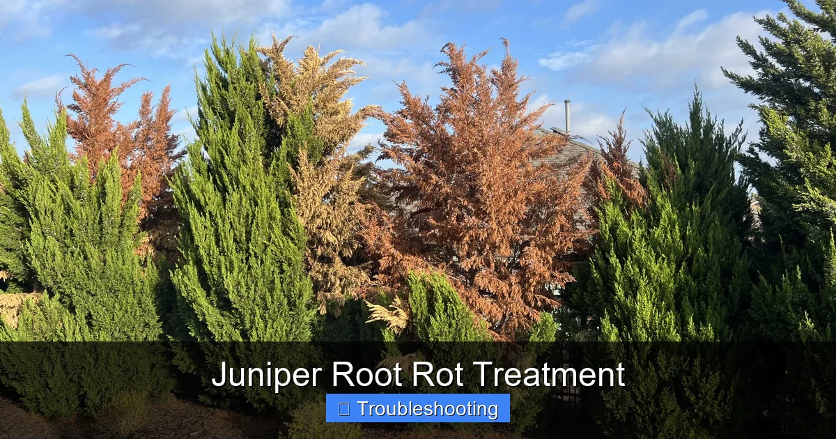 Juniper Root Rot Treatment
