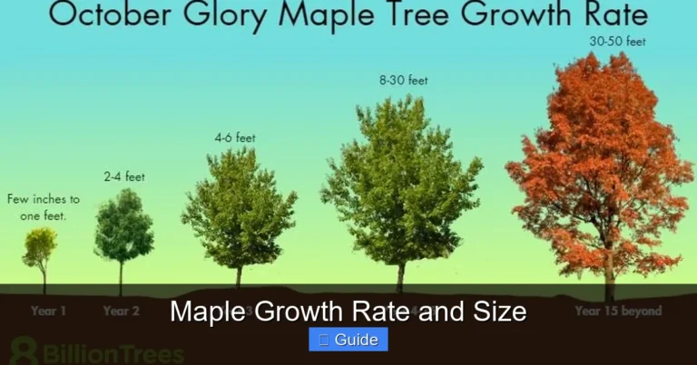 Maple Growth Rate and Size