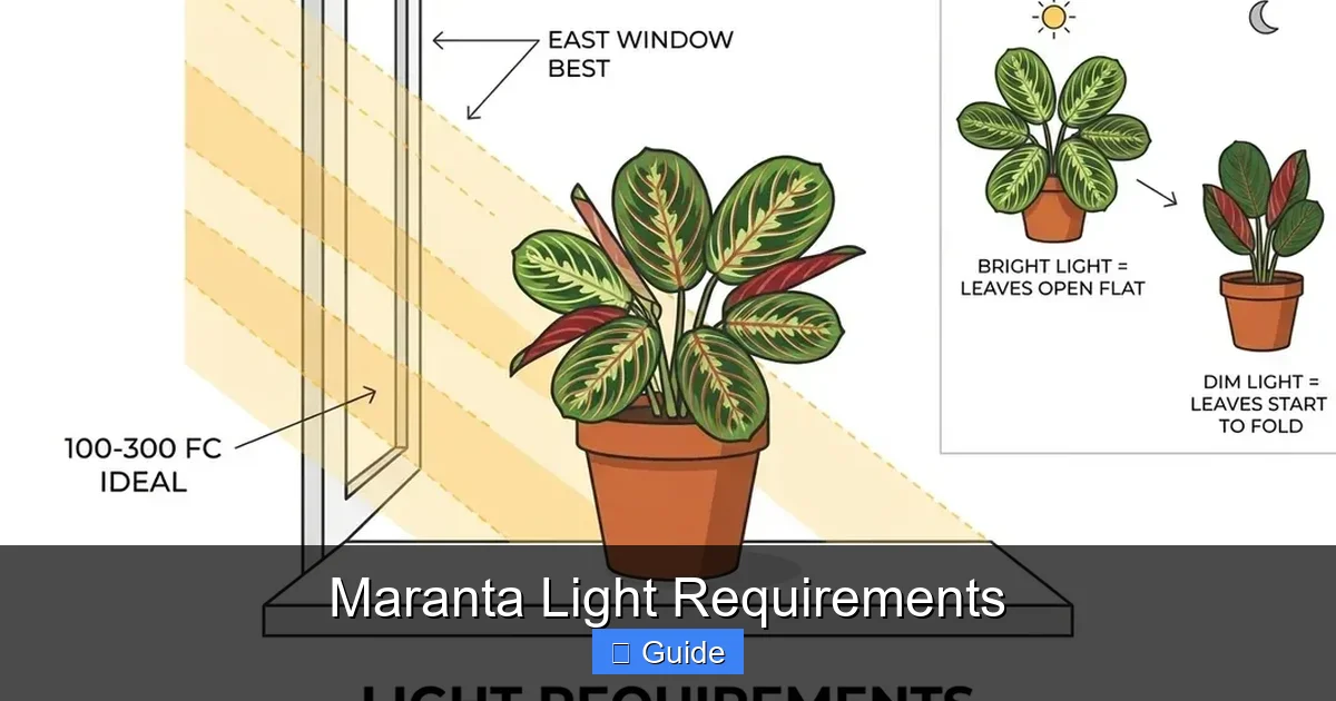 Maranta Light Requirements