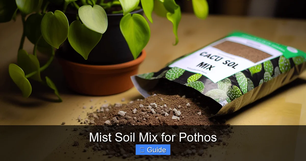 Mist Soil Mix for Pothos