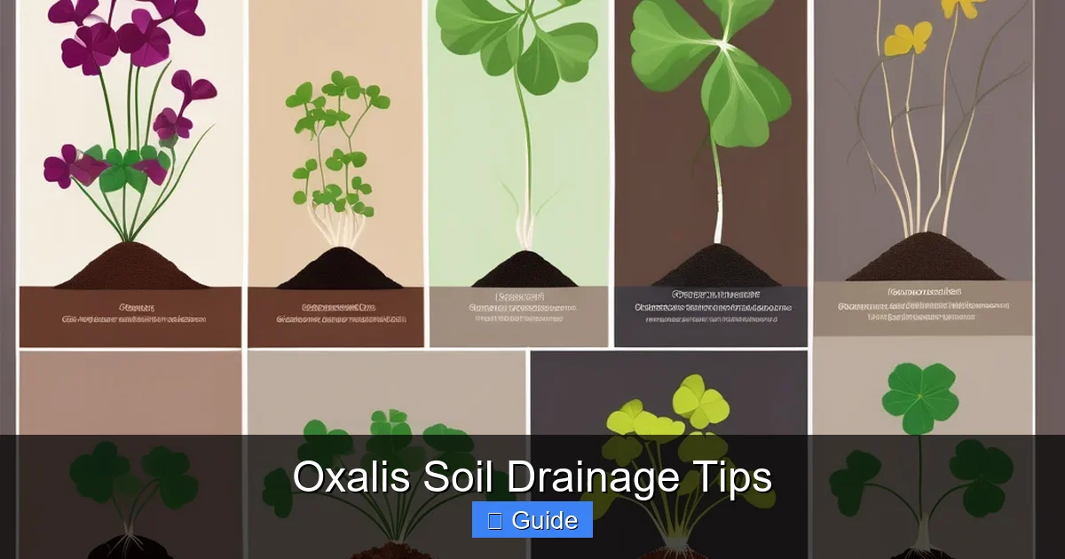 Oxalis Soil Drainage Tips