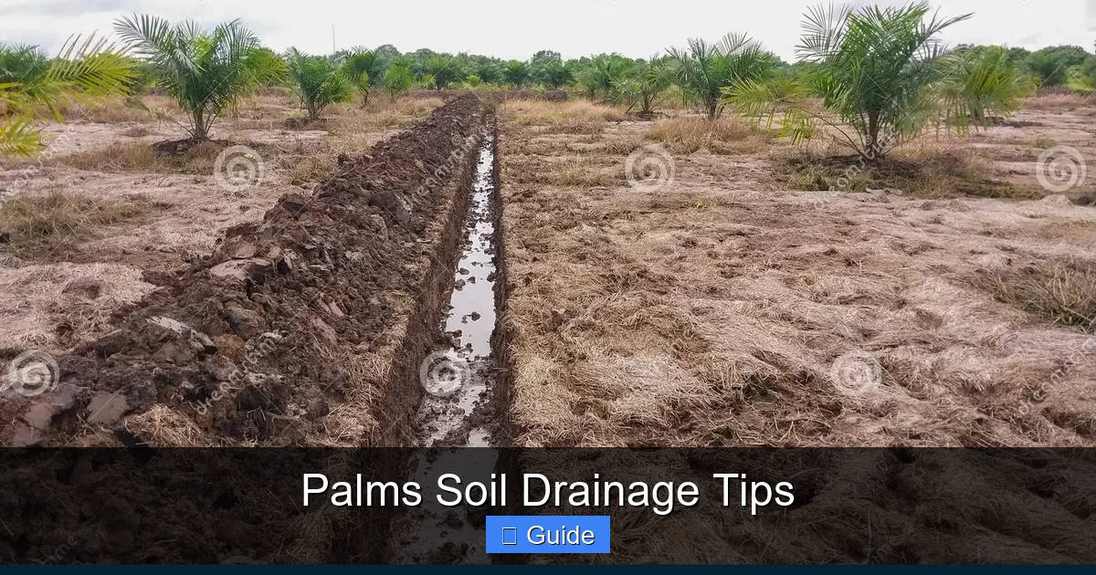 Palms Soil Drainage Tips