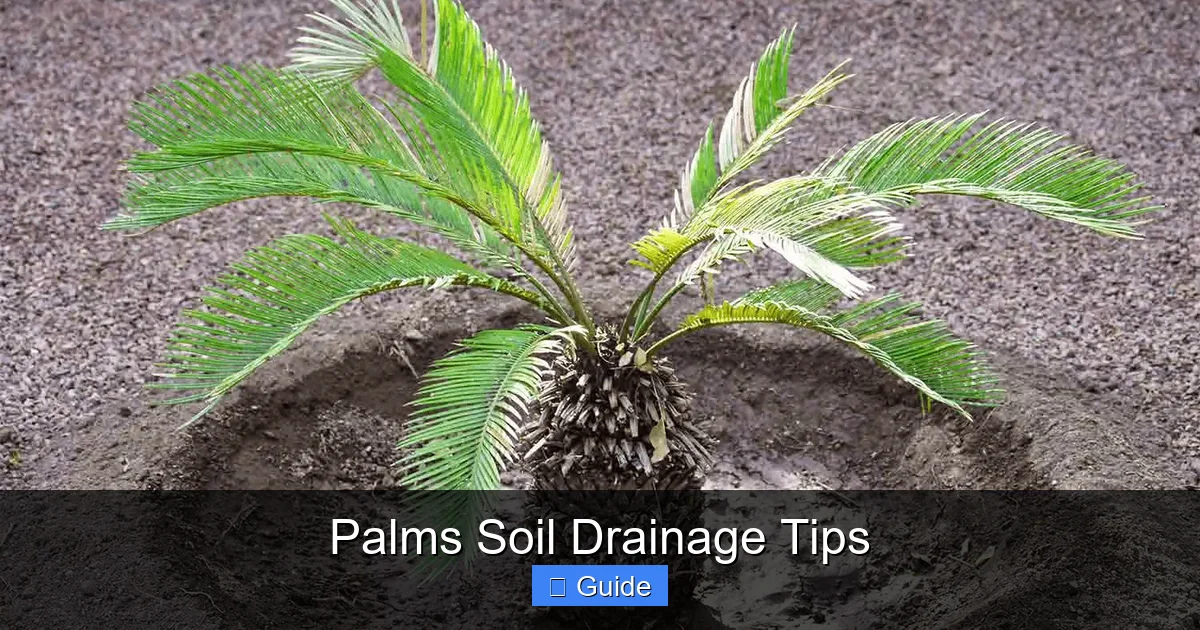 Palms Soil Drainage Tips