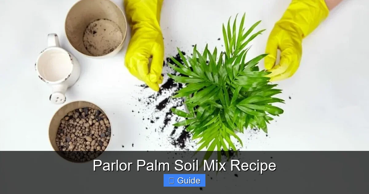 Parlor Palm Soil Mix Recipe