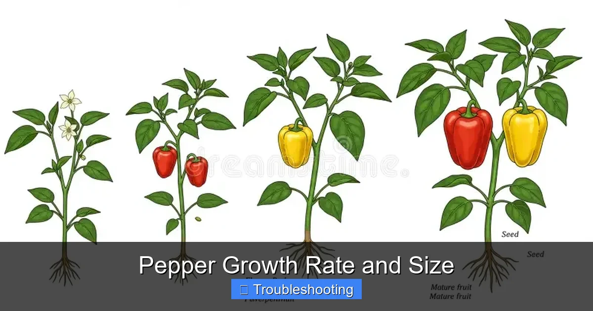 Pepper Growth Rate and Size