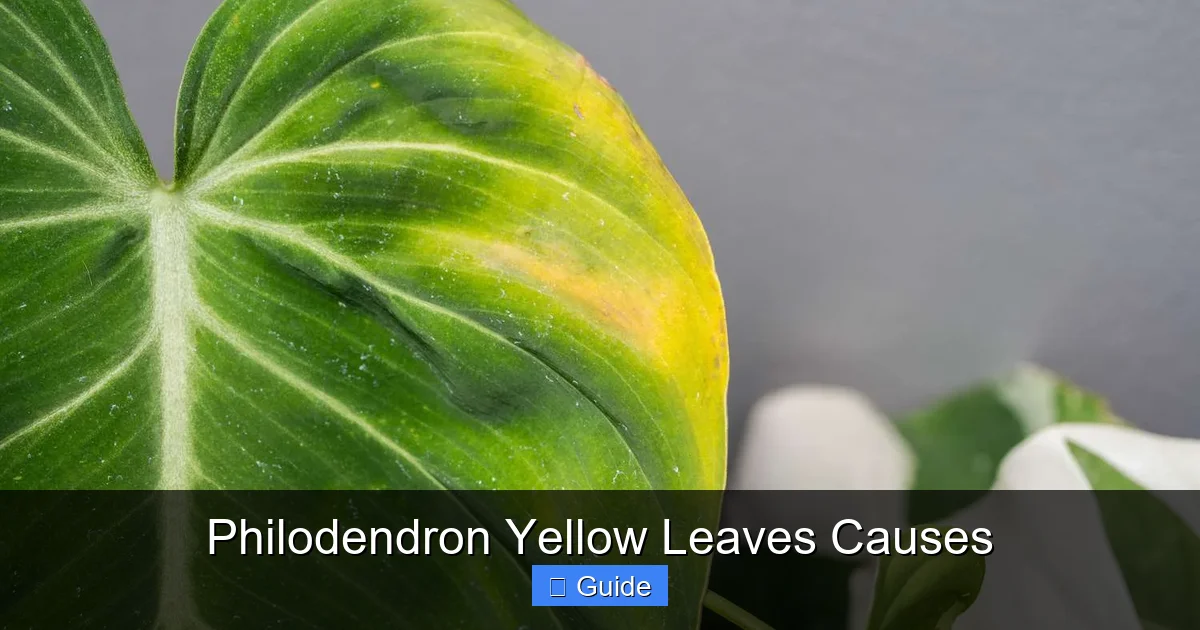 Philodendron Yellow Leaves Causes