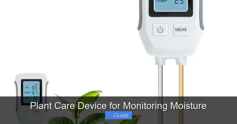 Plant Care Device for Monitoring Moisture