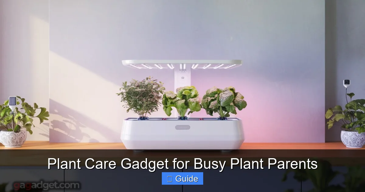 Plant Care Gadget for Busy Plant Parents