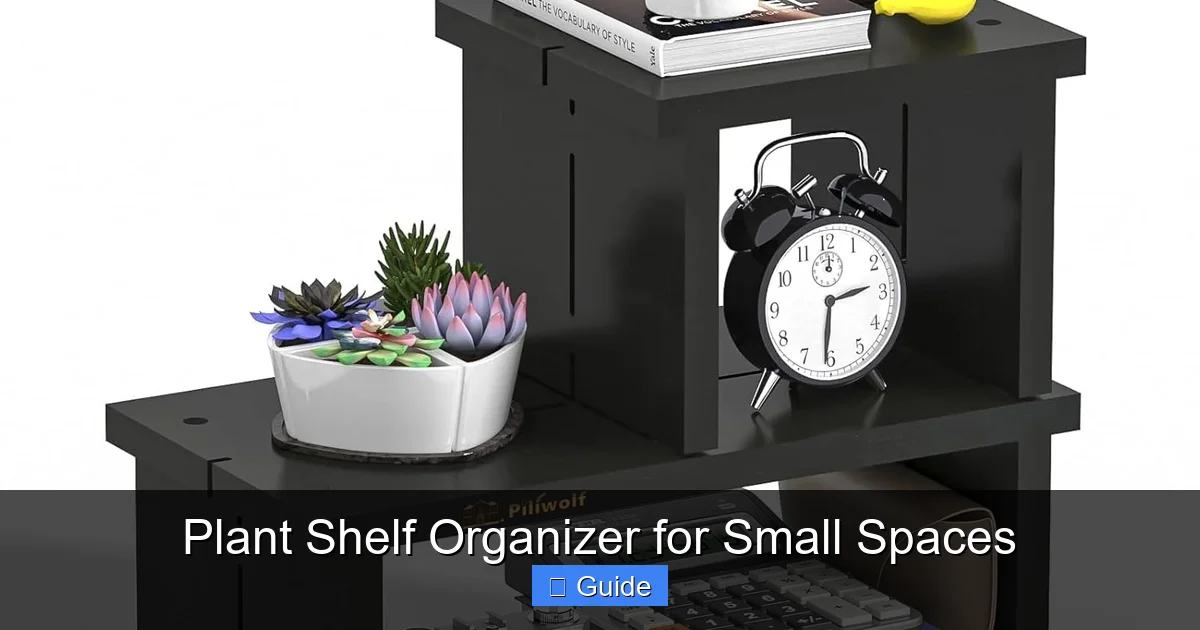Plant Shelf Organizer for Small Spaces