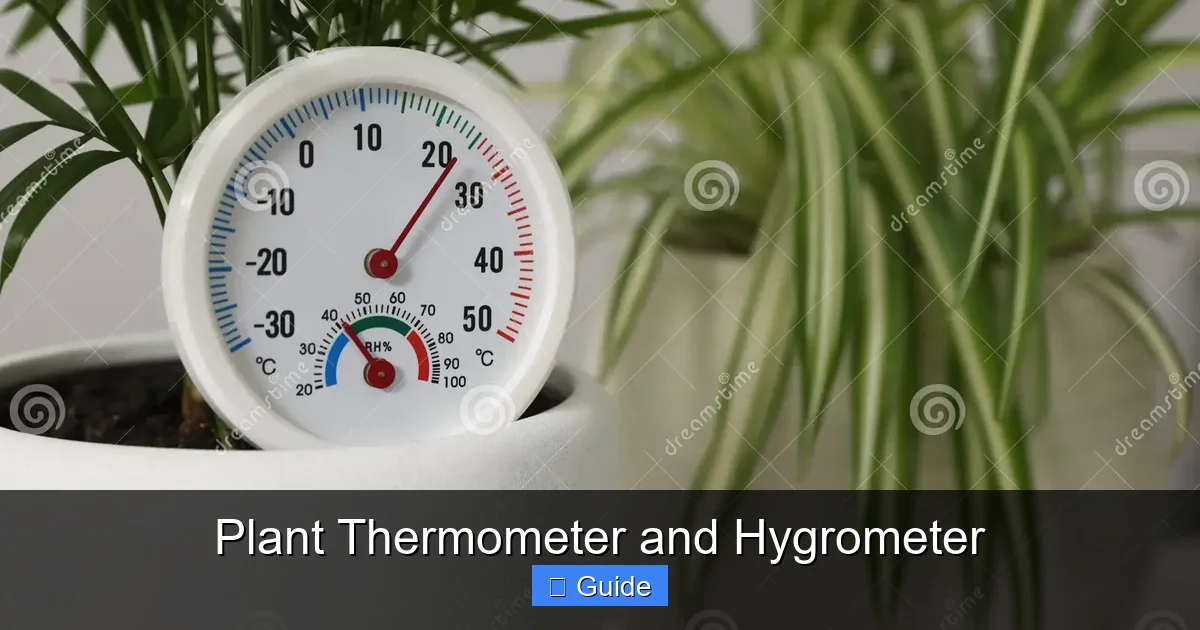 Plant Thermometer and Hygrometer