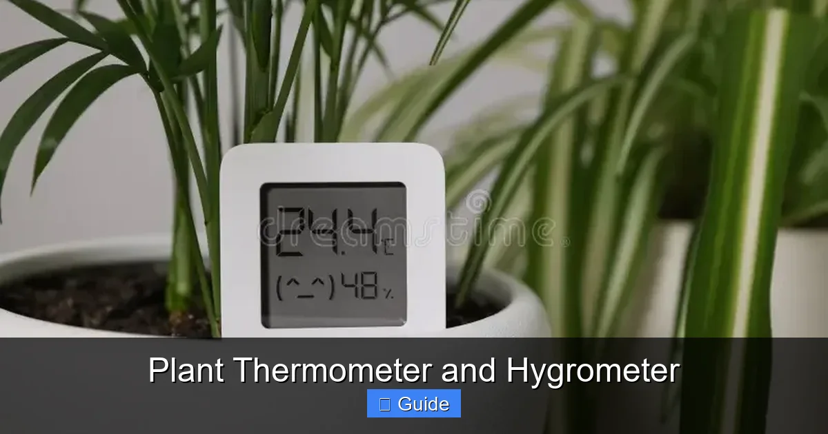 Plant Thermometer and Hygrometer