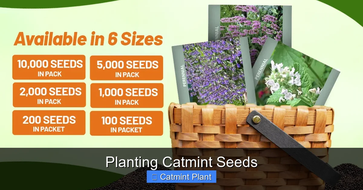 Planting Catmint Seeds