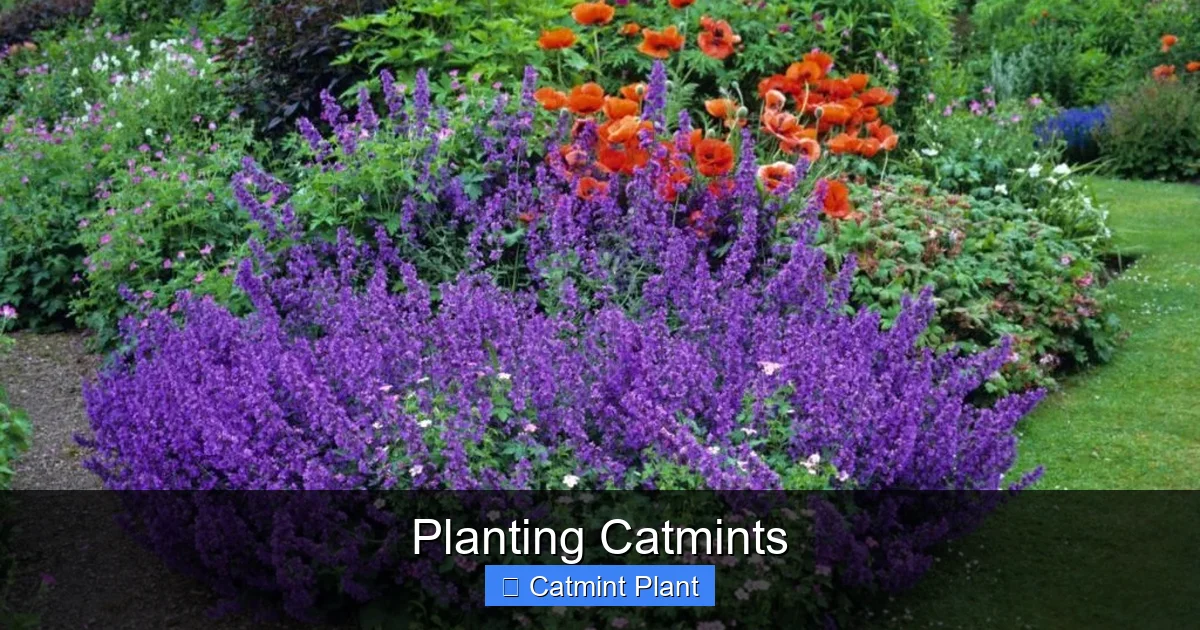 Planting Catmints