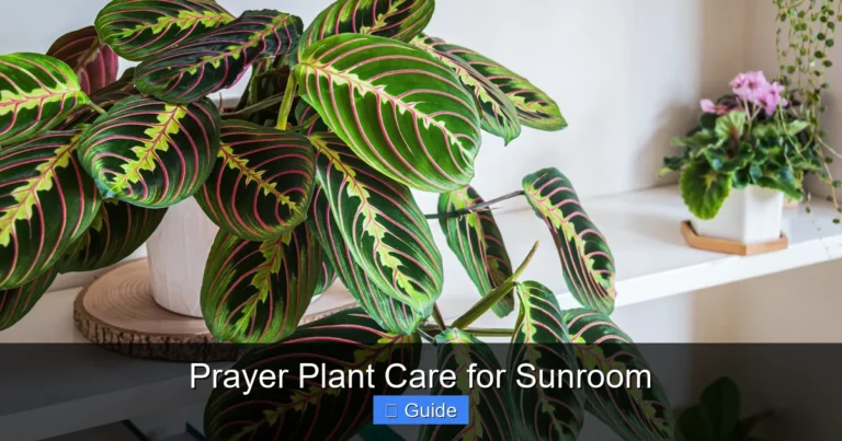 Prayer Plant Care for Sunroom