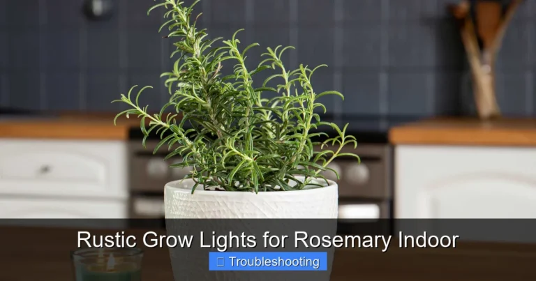 Rustic Grow Lights for Rosemary Indoor