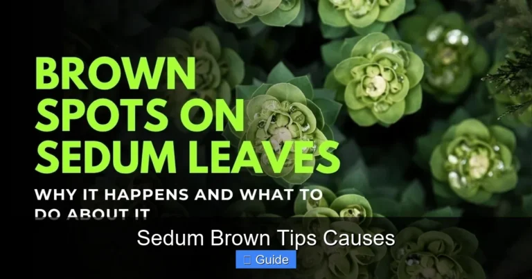 Sedum Brown Tips Causes