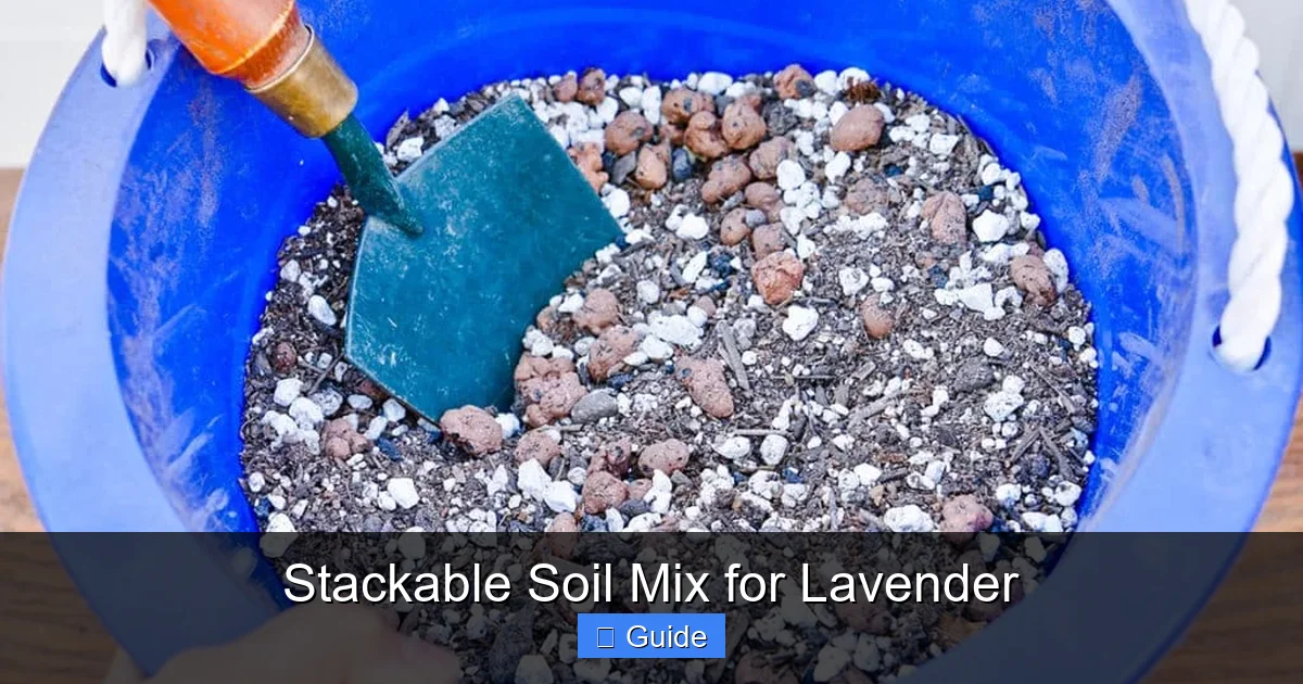 Stackable Soil Mix for Lavender